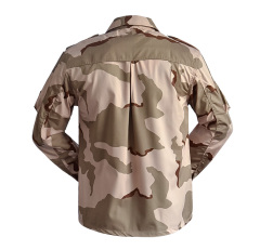 Tricolor Desert Tactical Combat camuflaje Professional Uniform