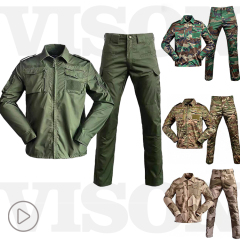 Tri-color Desert Tactical Combat Camouflage Professional Military Uniform for Wargames