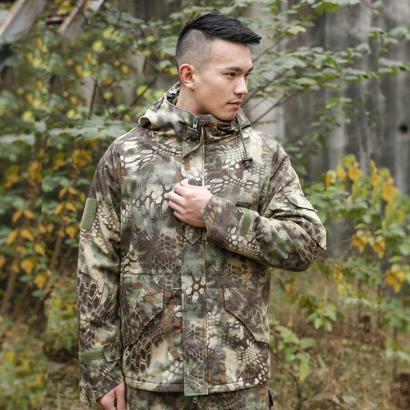 G8 Tactical Windbreaker Coat Storm verdickt Coat Waterproof Outdoor Wanderjacken