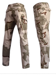 Dreifarbige Desert Tactical Combat Camouflage Professionelle Militäruniform für Kriegsspiele