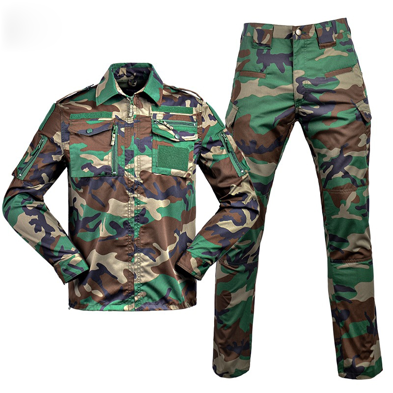 Camouflage Fabric Military Uniform Tri-Color Desert Camo Army Military ...
