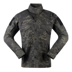 Exército Camouflage Plain Shirt Combate novo Camisa Tática de Estilo