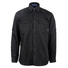 Multi-Pocket Outdoor Shirt Men Work Shirt Tactical Sports Sweat Releasing Long Sleeve Nylon Shirt