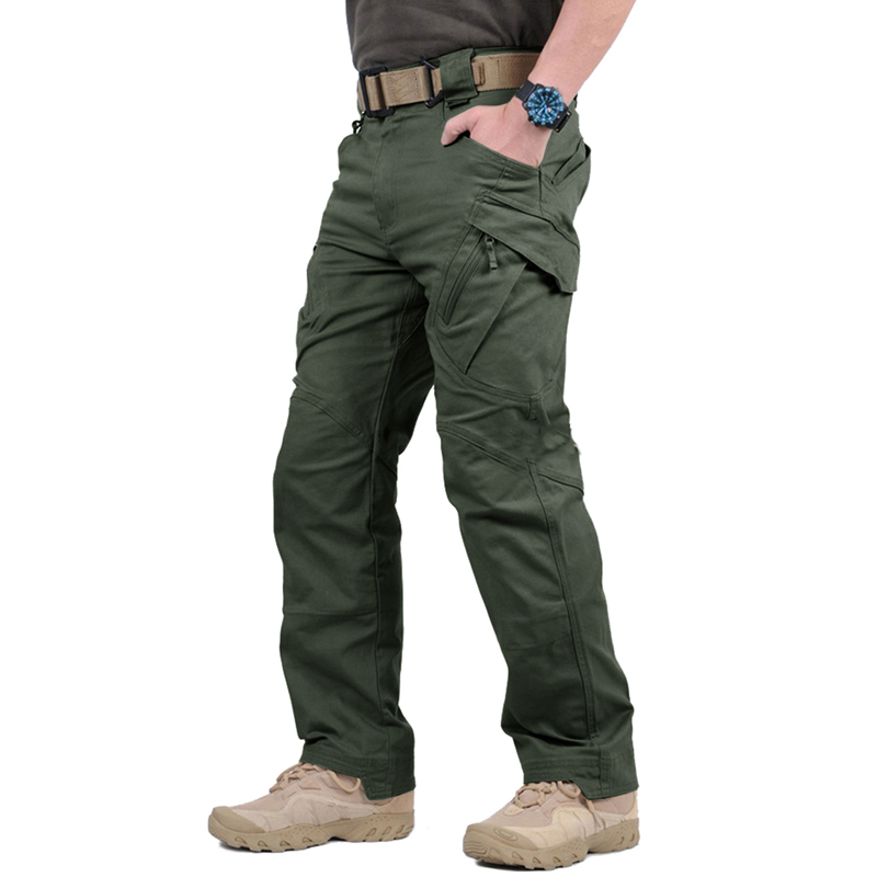 IX9 Calças Tácticas de Carga Homens Combate Calças MILITARES Calças MILITARES Cotton Stretch Flexible Man Casual