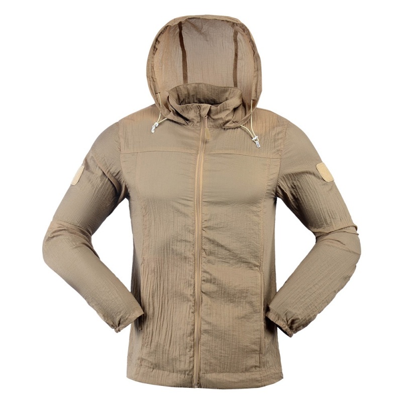 Lange Ärmelleichte Skin Jackets Packbare Outdoor Quick Dry Windproof UV Sun Protective Coat