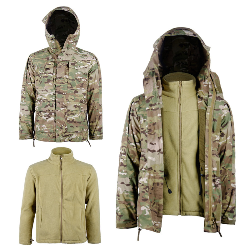 Veste de campagne militaire m65 veste d'hiver de l'armée américaine veste d'hiver de l'armée russe grande veste chaude 3 en 1 veste