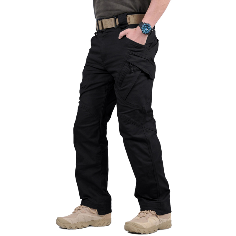 IX9 Tactical Cargo Pants Men Combat SWAT Army Military Pants Cotton Stretch Flexible Man Casual Trousers