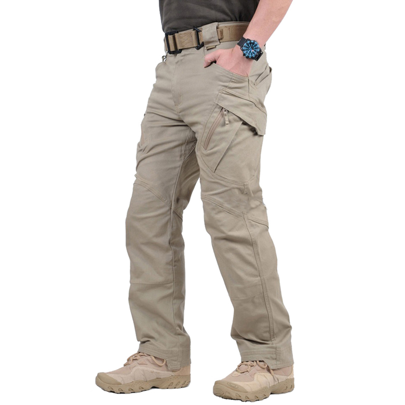 IX9 Tactical Cargo Pants Männer Kampf SWAT Armee Militärhosen Baumwolle Stretch flexible Mann lässig Hosen