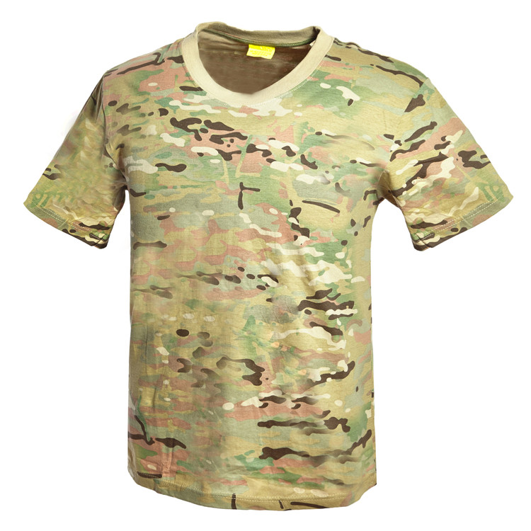 Tactical Camouflage Clothes Quick Dry Breathable O-Neck Military Casual Cotton T-shirt