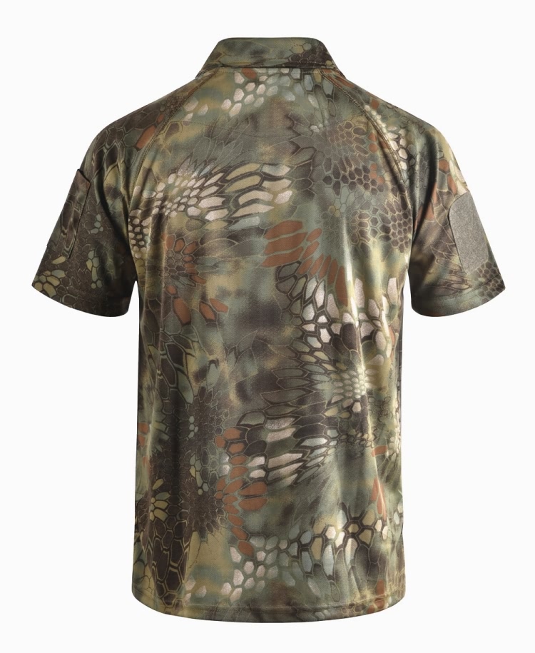 Wholesale Quality Summer Polyester Quick Dry Military Camo Army tshirts for Mens