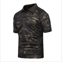 Chemise de polo militaire d'été à séchage rapide pour hommes