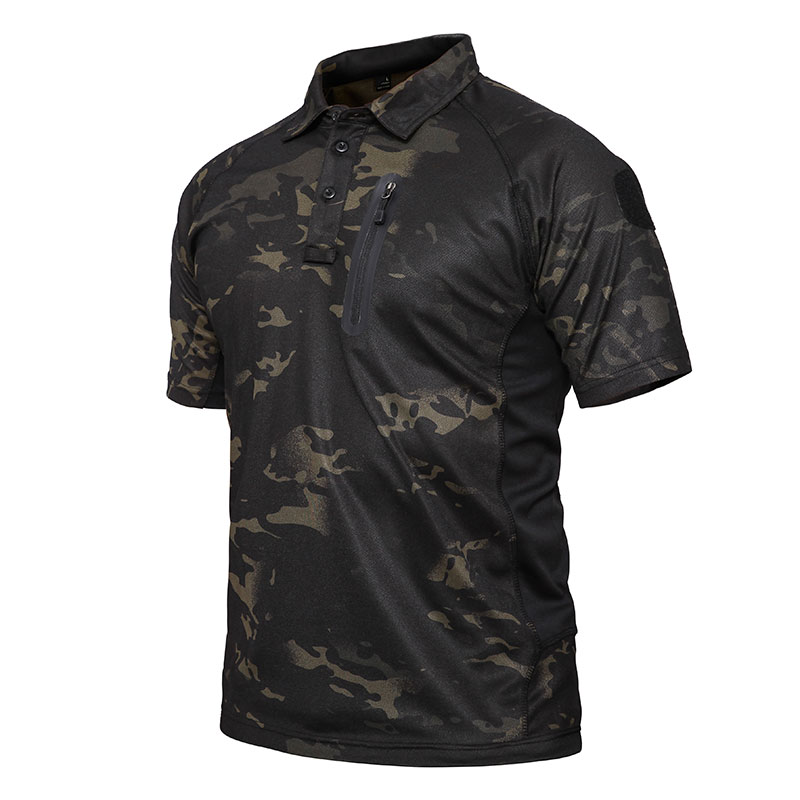 Camouflage Tactics Quick-drying Tactics for Working Special Forces Camouflage Men Military T-shirt