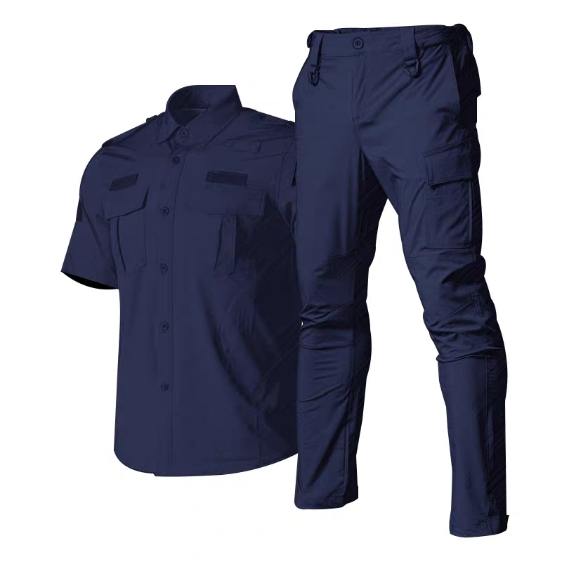 Custom Security Hotel Guard Uniform Police Clothes Navy Blue Security Guard Uniforms