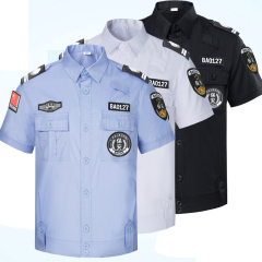 Black Security Guard Suit Custom Security Jacket Uniform security uniform with shirt and pant