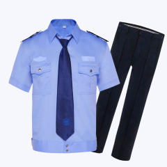 Guard duty white uniform grey security work customized wholesale long sleeve short sleeve special training black security jacket