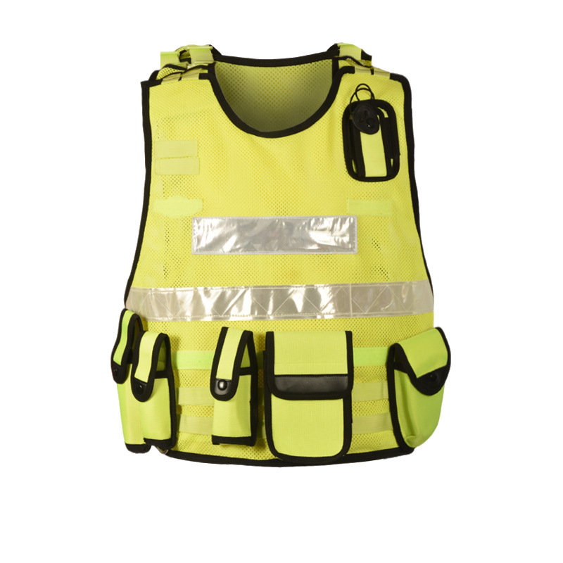 Customized security hi vis duty vest High Visibility Reflective Safety Vest