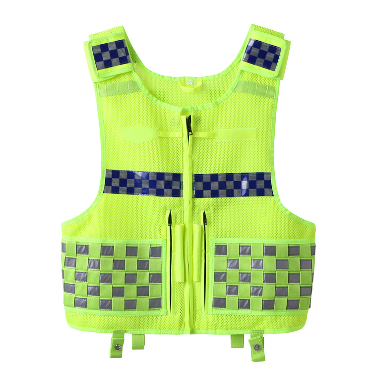 Customized security hi vis duty vest High Visibility Reflective Safety Vest