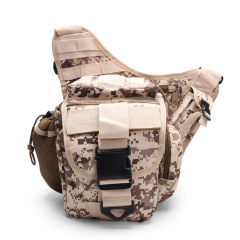 Outdoor camouflage shoulder bag upgrade super saddle bag tactical saddle bag field waist cross bag