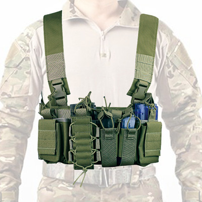 Tactical Chest vest Rig Modular Fanny Pack Pouch Combat Vest