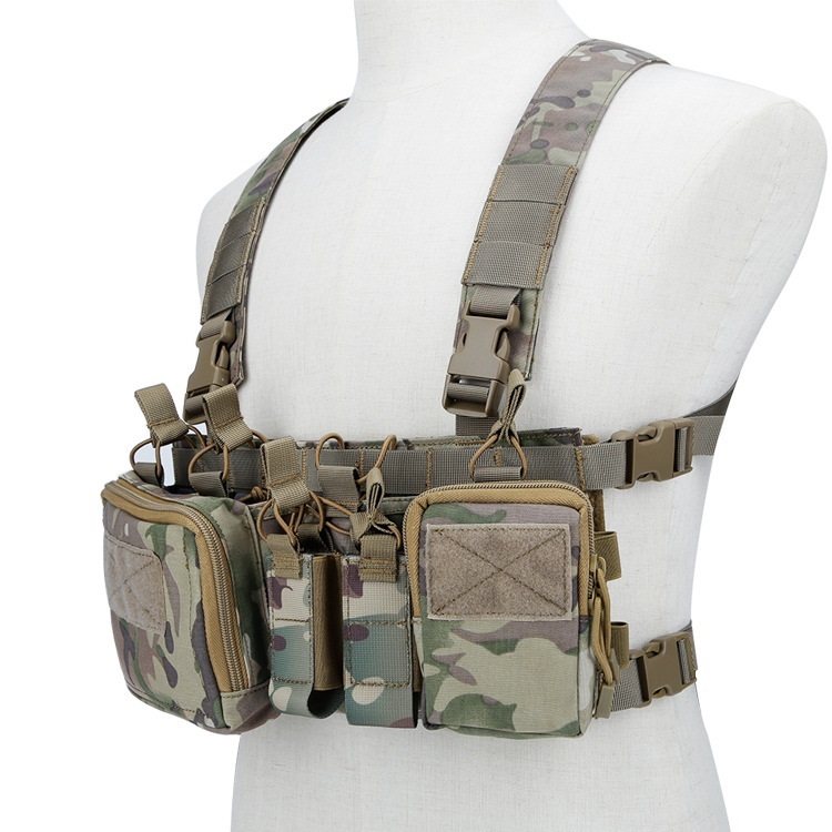 Factory direct sale tactical vest Special forces multi-function combat harness vest light vest camouflage