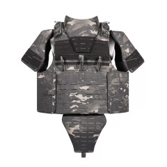 Full Protection Military Tactical Vest Molle Chaleco Tactico Laser Cut Plate Carrier Vest
