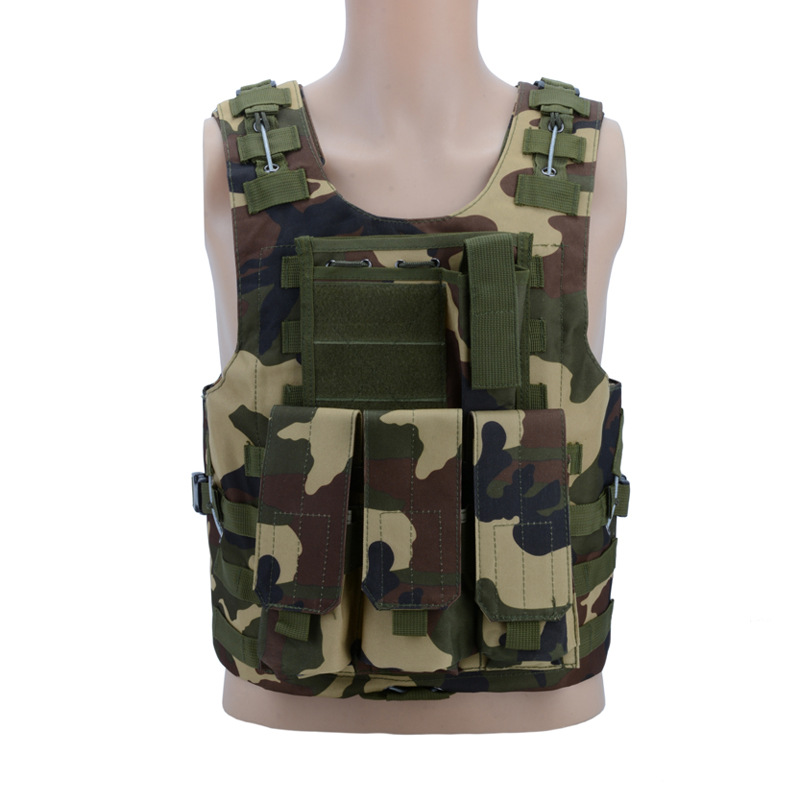 Camouflage Combat Vest Military Tactical vest V163 leather Camouflage Combat High Quality back pack chalecos Military Tactical bulletproof chaleco antibalas military vest