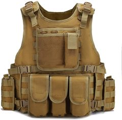 Lightweight army fan tactical vest outdoor adventure equipment vest field CS shooting sports training vest