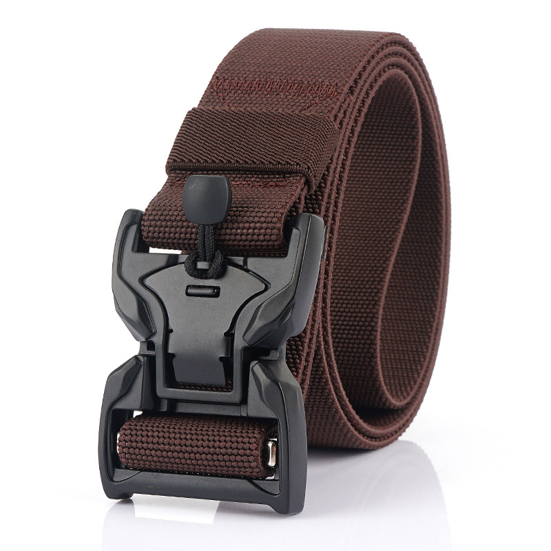 Custom High Quality Strap Nylon Belt Male Army Tactical Waist Belt Men Military Canvas Fabric Elastic Webbing Belts