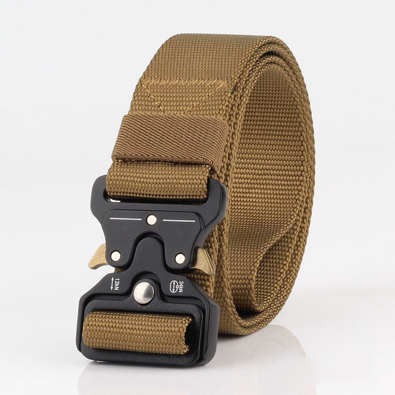 Men's Belt Army Outdoor Hunting Tactical Multi Function Combat Survival High Quality Marine Corps Canvas Belt