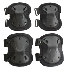 Durable sports protective tactical elbow knee pads adjustabl airsoft military elbow knee pads