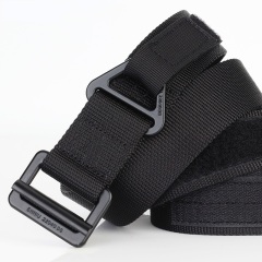 Black CQB Military Combat Tactical Canvas nylonwaist belt Duty Rescue outdoor Waistband Adjustable Belt