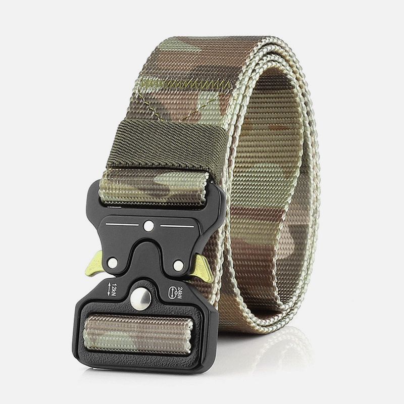 Men's Belt Army Outdoor Hunting Tactical Multi Function Combat Survival High Quality Marine Corps Canvas Belt