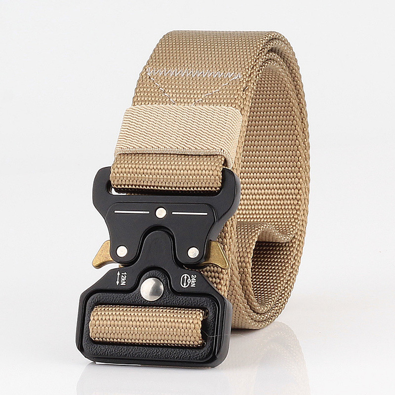 Men's Belt Army Outdoor Hunting Tactical Multi Function Combat Survival High Quality Marine Corps Canvas Belt