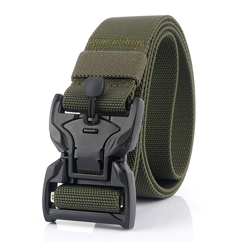 Custom High Quality Strap Nylon Belt Male Army Tactical Waist Belt Men Military Canvas Fabric Elastic Webbing Belts