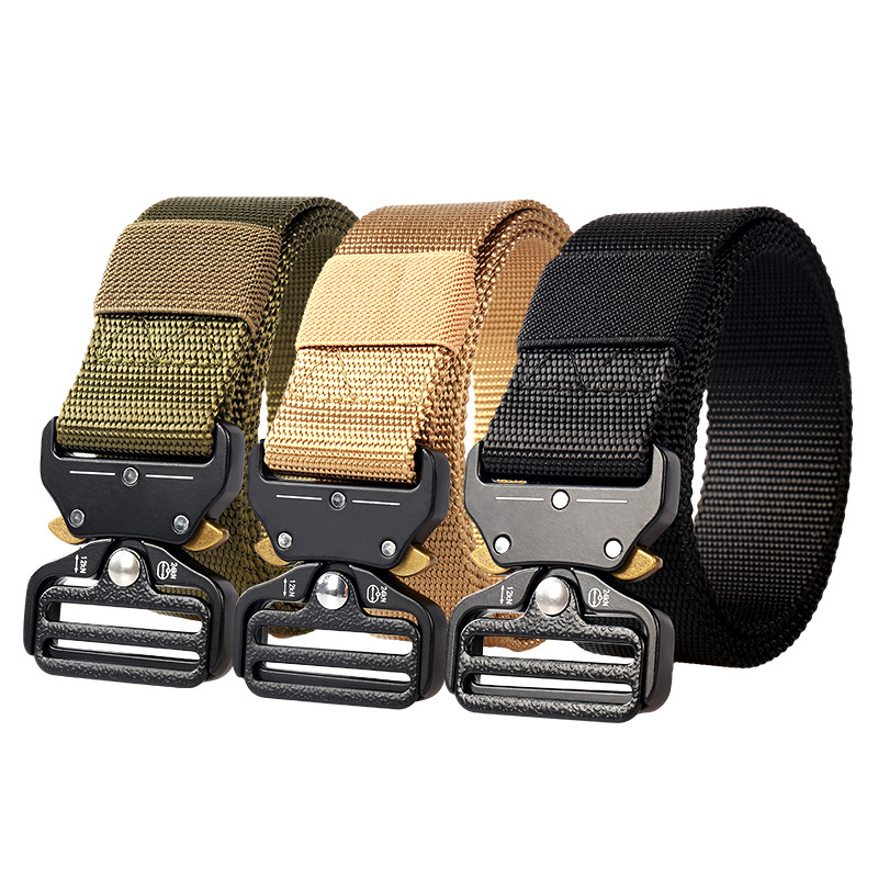 Outdoor Heavy Duty Universal Nylon Adjustable Military Tactical Waist Belt