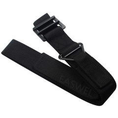 Black CQB Military Combat Tactical Canvas nylonwaist belt Duty Rescue outdoor Waistband Adjustable Belt