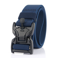 Custom High Quality Strap Nylon Belt Male Army Tactical Waist Belt Men Military Canvas Fabric Elastic Webbing Belts