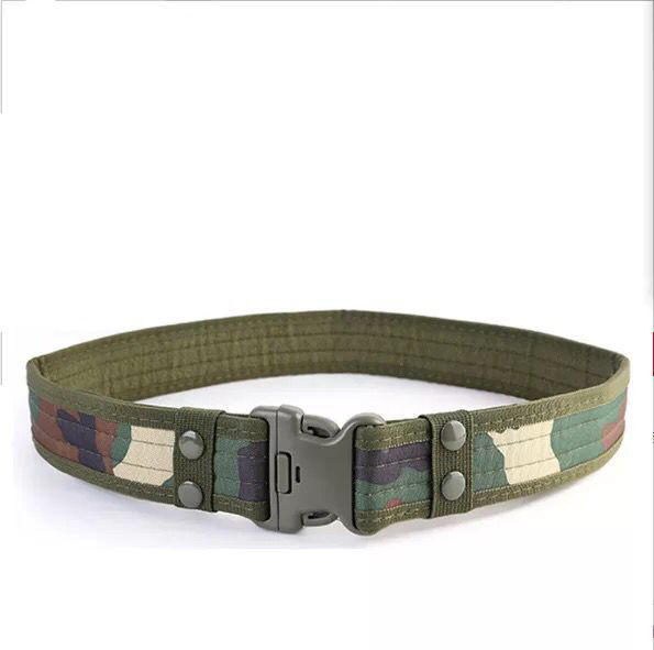 Army Military Tactical Belt Men's Black Special Forces Safety Waist Support Camo Belt Nylon Male Combat Waistband Outdoor