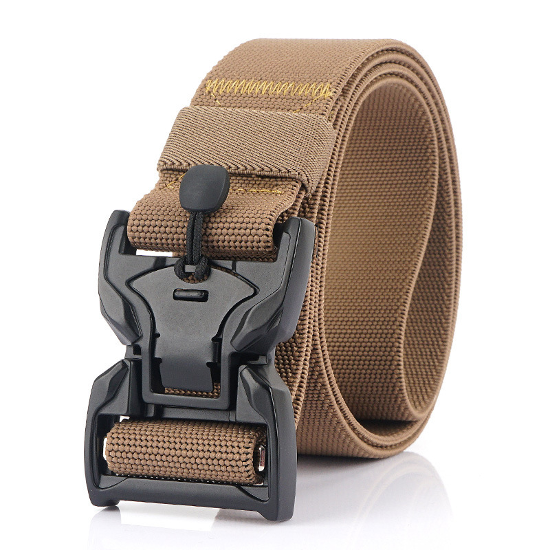 Custom High Quality Strap Nylon Belt Male Army Tactical Waist Belt Men Military Canvas Fabric Elastic Webbing Belts