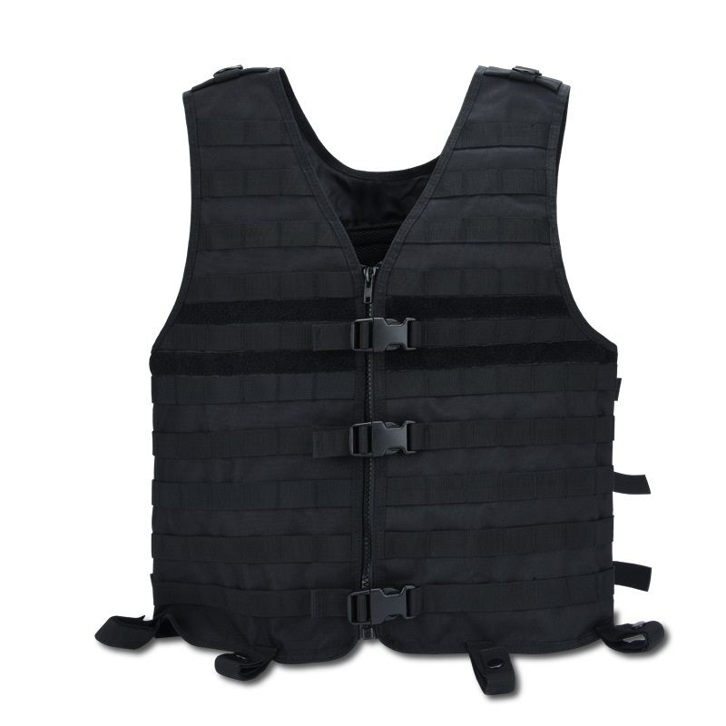 Outdoor camouflage tactical vest multi-functional field tactical vest real cs supplies sports tactical equipment