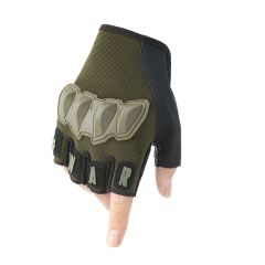 Wholesale Half Finger Hard Knuckle Protective Tactical Military Gloves