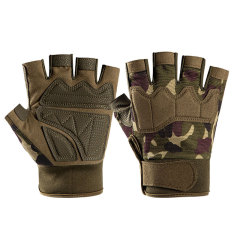 Leisure Sports Half Finger Gloves Men oxing Fighting Training Outdoor Mountaineering Cycling Fitness Military Training Tactical