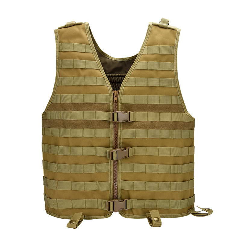 Outdoor camouflage tactical vest multi-functional field tactical vest real cs supplies sports tactical equipment