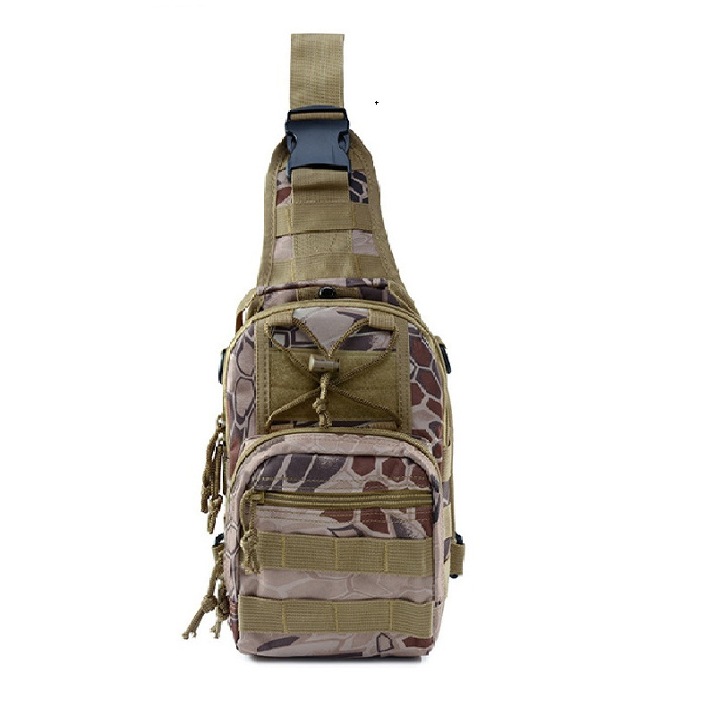 Tactical Backpack Outdoor Camouflage Waist Chest Bag Oxford Waterproof Sling Shoulder Bag Wholesale