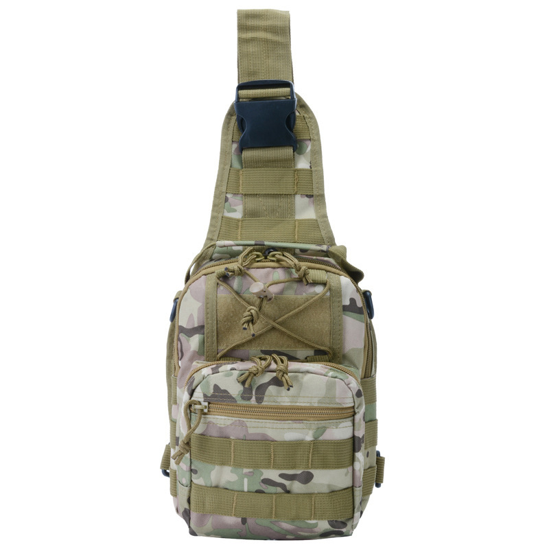 Tactical Backpack Outdoor Camouflage Waist Chest Bag Oxford Waterproof Sling Shoulder Bag Wholesale