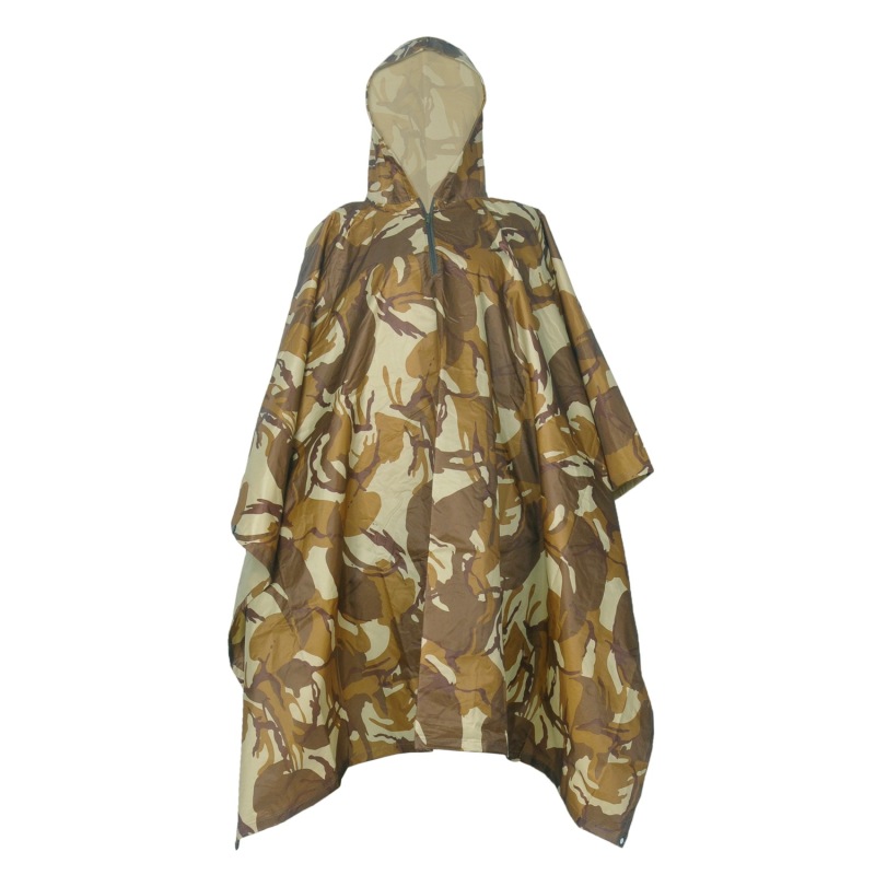 Hunting Military Camo Army Clear Jungle Polyester Pvc Long Multifunction Outdoor Camping Rain Raincoat