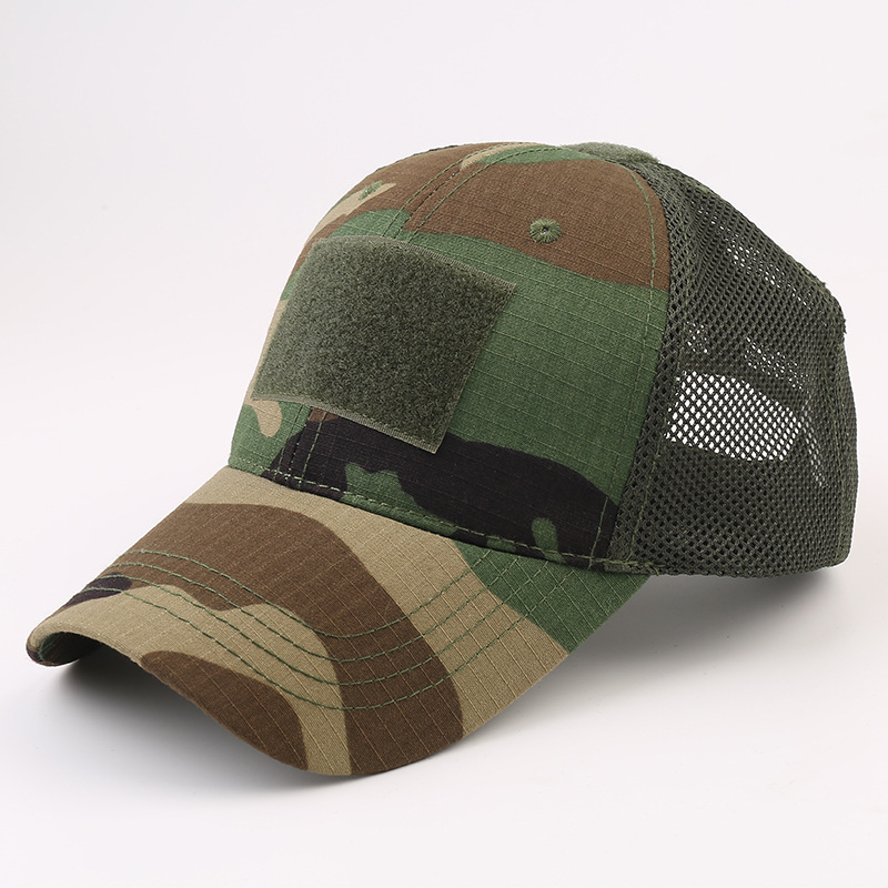 Mesh Baseball Cap Army Fans Tactical Camouflage Hat Hiking Camping Mountain Climbing Topee Bucket Hat