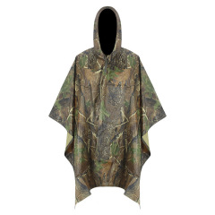 Tactical raincoat three in one multifunctional camouflage fashion cloak adult waterproof outdoor riding poncho