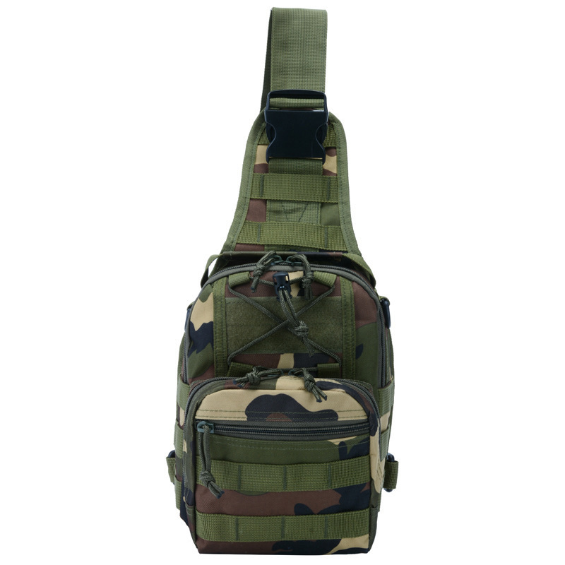 Tactical Backpack Outdoor Camouflage Waist Chest Bag Oxford Waterproof Sling Shoulder Bag Wholesale