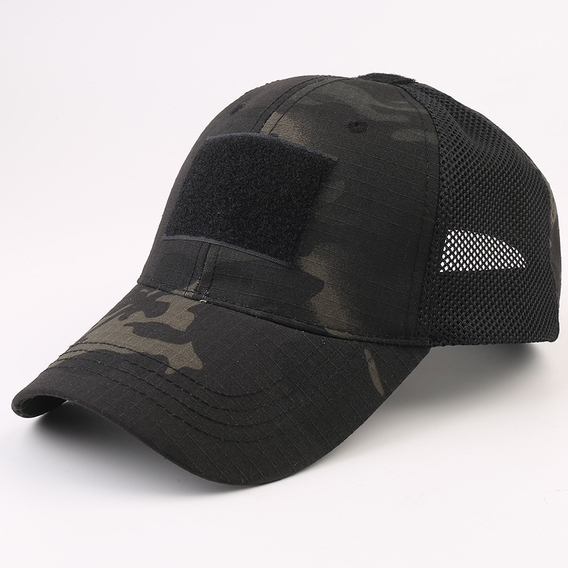 Sports Caps Men Outdoor Baseball Sports Hats Camouflage Truck Hat Field Military Training Sun Protection Mesh Cap